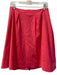 McQ by Alexander McQueen Size 46 coral Viscose & Cotton Back Zip A line Skirt coral / 46