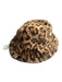 Donna Salyers Brown & Black Polyester Faux Fur Bucket Hat Soft Leopard Print Hat Brown & Black / No size