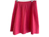 Alexander McQueen Size 46 Pink Viscose & Cotton Back Zip inverted pleat Skirt Pink / 46