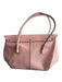 Tods Pink Leather Two Handle Magnetic Snap Inside & Out Pockets Tote Bag Pink