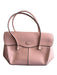 Tods Pink Leather Two Handle Magnetic Snap Inside & Out Pockets Tote Bag Pink