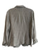 Lafayette 148 Size Est L Gray 100% Linen Lapel Two Button Pockets Blazer Jacket Gray / Est L