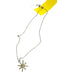 No Brand Pewter 925 Silver Necklace Pendant Starburst Design Jewelry Pewter