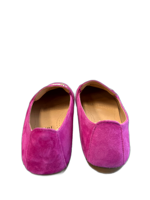 Joie Shoe Size 39 Pink Genuine Suede Gold Tone Hardware Horse Bit Slip On Shoes Pink / 39