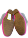 Joie Shoe Size 39 Pink Genuine Suede Gold Tone Hardware Horse Bit Slip On Shoes Pink / 39