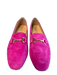 Joie Shoe Size 39 Pink Genuine Suede Gold Tone Hardware Horse Bit Slip On Shoes Pink / 39