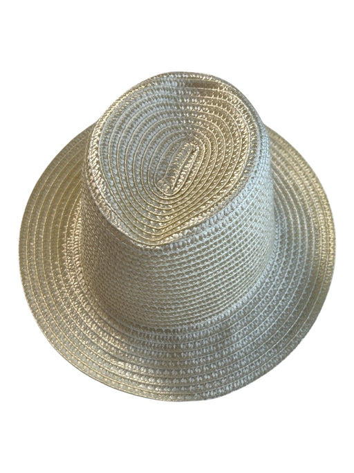 Reinhard Plank Beige Straw Weave Solid Hat Beige