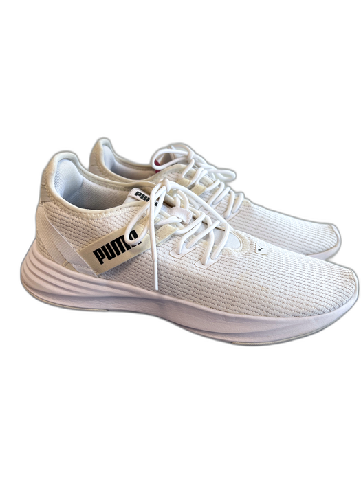 Puma Shoe Size 8 1/2 White Manmade Material Mesh Almond Toe Athletic Shoes White / 8 1/2