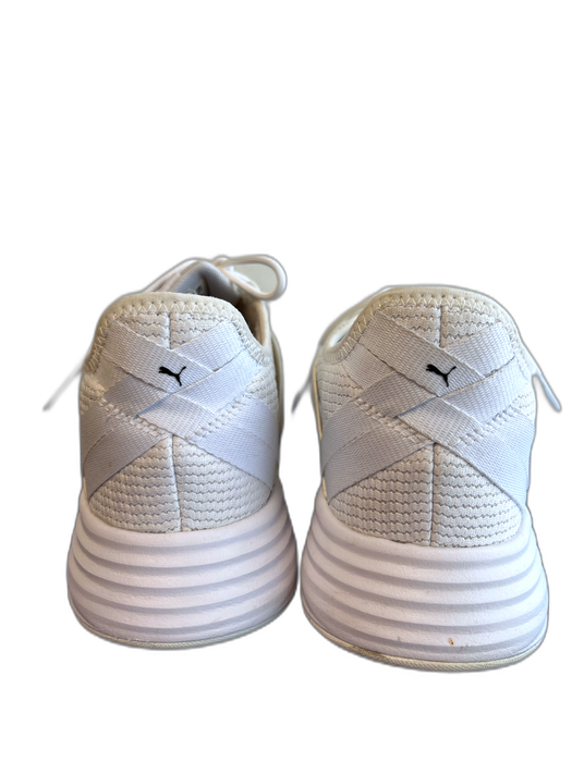 Puma Shoe Size 8 1/2 White Manmade Material Mesh Almond Toe Athletic Shoes White / 8 1/2