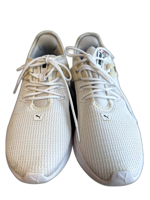 Puma Shoe Size 8 1/2 White Manmade Material Mesh Almond Toe Athletic Shoes White / 8 1/2