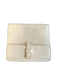 Salvatore Ferragamo Beige Leather clasp closure Envelope Speckled Wallets Beige