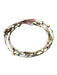 Seasonal Whispers Silver Tone Metal Rhinestone Stacked Bangle Bracelet Silver Tone