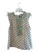 Odille Size 8 White & Black Cotton & Silk Round Neck Sleeveless Polka dot Top White & Black / 8