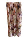 Anthropologie Size 16 Multi Viscose Elastic Waist Floral Print Zip Fly Pants Multi / 16