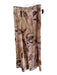 Anthropologie Size 16 Multi Viscose Elastic Waist Floral Print Zip Fly Pants Multi / 16