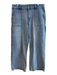 Seven7 Size 14 Light Wash Cotton Front Pocket Wide Leg Zip Fly mid rise Jeans Light Wash / 14