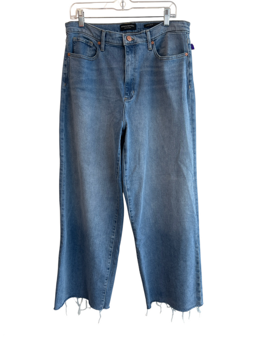Banana Republic Size 32 Light Wash Cotton Blend High Rise Wide Leg Zip Fly Jeans Light Wash / 32