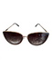 Jessica Simpson Tortoiseshell Gold Hardware Cat Eye Logo Gold Trim Sunglasses Tortoiseshell