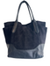 Frye Black Suede & Leather Mixed Material bucket Side Pocket 2 handles Bag Black / Medium