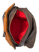 Jenrigo Brown Calf hair Genuine leather Gold Tone Hardware Zipper Purse Brown