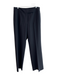 Elie Tahari Size 12 Black Virgin Wool & Elastane Solid Wide Leg Jeans Black / 12