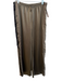 Mystree Size L Green Polyester & Spandex Satin Stripe Drawstring Wide Leg Pants Green / L
