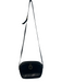 Salvatore Ferragamo Black Leather Crossbody Zipper Magnetic Close Adjustable Bag Black / S