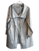Charles Nolan Size 8 White Polyester Collared Button Up Waist tie Jacket White / 8