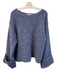 Maeve by ANTHROPOLGIE Size M Purple Acrylic & Polyester Boucle Speckled Sweater Purple / M