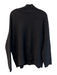 Eileen Fisher Size L Black Yak & Wool Knit Solid high neck Pullover Sweater Black / L