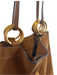 Tory Burch Brown Suede Gold hardware solid color Magnetic Close Shoulder Bag Bag Brown / S