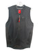 Nike NWT Size L Black Cotton Solid Mesh Men's Vest L