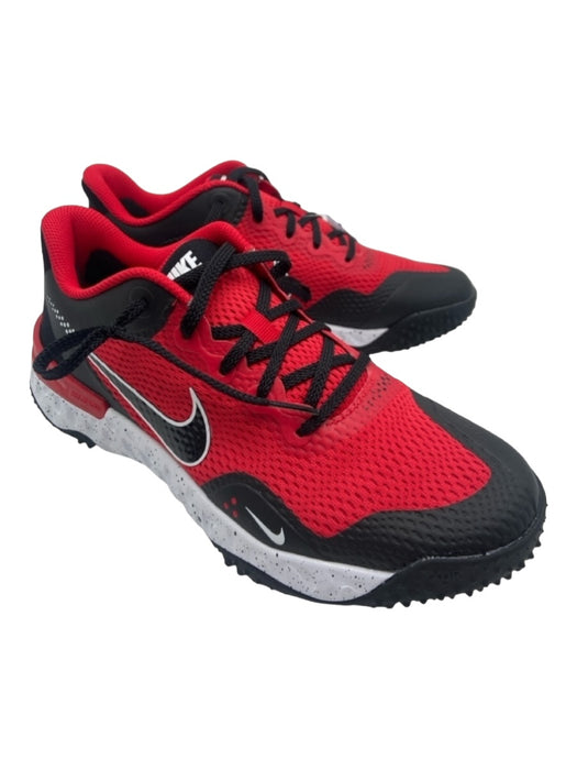 Nike Shoe Size 7.5 Red & Black Baseball Men's Shoes 7.5