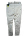 Nike NWT Size M White Cotton Blend Solid Zip Fly Men's Pants M