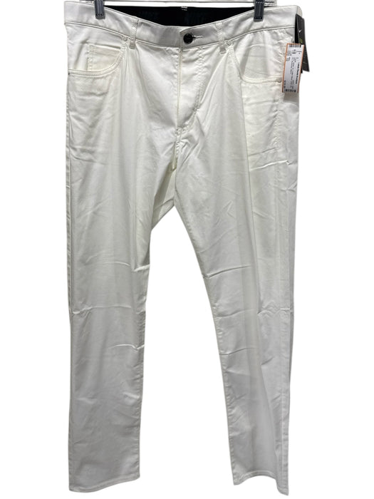 Nike NWT Size 32 White Cotton Blend Solid Zip Fly Men's Pants White / 32