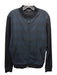 Robert Barakett Size M Blue Cotton Blend Plaid Bomber Zip Up Men's Jacket Blue / M