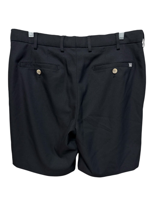 Peter Millar Size 34 Black Synthetic Solid Khakis Men's Shorts Black / 34