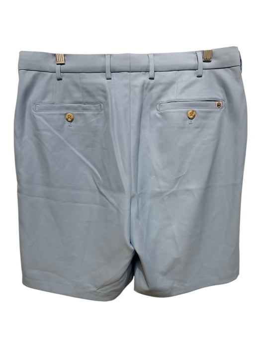 Peter Millar Size 34 Light blue Synthetic Solid Khakis Men's Shorts Light blue / 34