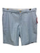 Peter Millar Size 34 Light blue Synthetic Solid Khakis Men's Shorts Light blue / 34