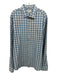 Peter Millar Size XL Blue & Green Cotton Plaid Button Up Men's Long Sleeve Shirt Blue & Green / XL