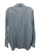 Peter Millar Size XL Blue & White Synthetic Plaid Button Up Long Sleeve Shirt Blue & White / XL