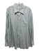 Peter Millar Size XXL Blue & Green Cotton Plaid Button up Long Sleeve Shirt Blue & Green / XXL