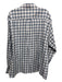 Peter Millar Size XL White & Blue Cotton Blend Plaid Button up Long Sleeve Shirt White & Blue / XL