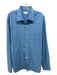 Peter Millar Size XL Light blue Cotton Blend Plaid Button Up Long Sleeve Shirt Light blue / XL