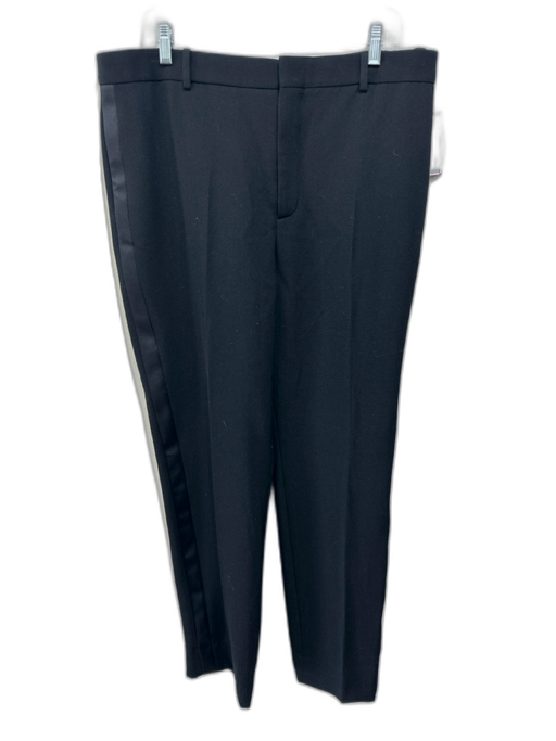 Saint Laurent Size 52 Black Polyester Solid Zip Fly Men's Pants Black / 52