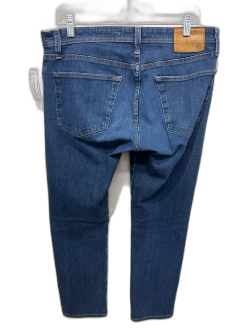 AG Size 33 medium dark wash Cotton Blend Solid Slim Jean Men's Pants medium dark wash / 33
