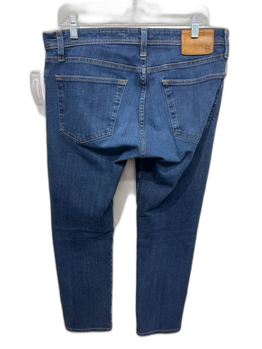 AG Size 33 medium dark wash Cotton Blend Solid Slim Jean Men's Pants medium dark wash / 33