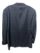 Ravazzolo Navy Wool Plaid 2 Button Men's Blazer Navy / 52