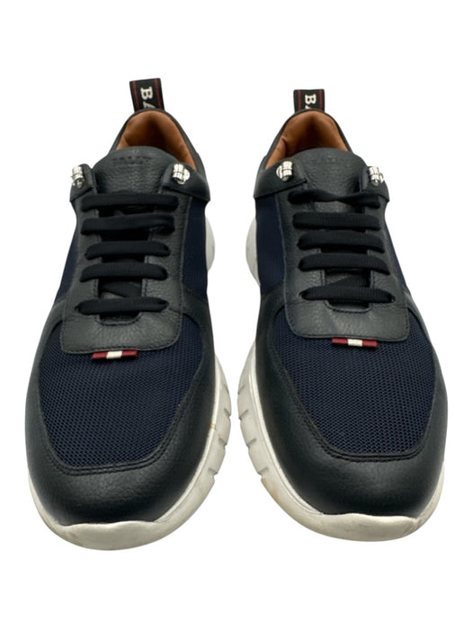 Bally Shoe Size 11D Like New Navy & White Mesh Solid Sneaker Men's Shoes Navy & White / 11D