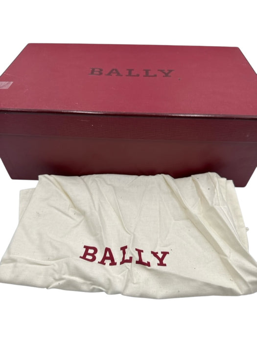Bally Shoe Size 11 Like New Red Leather & Suede Solid Sneaker Men's Shoes Red / 11